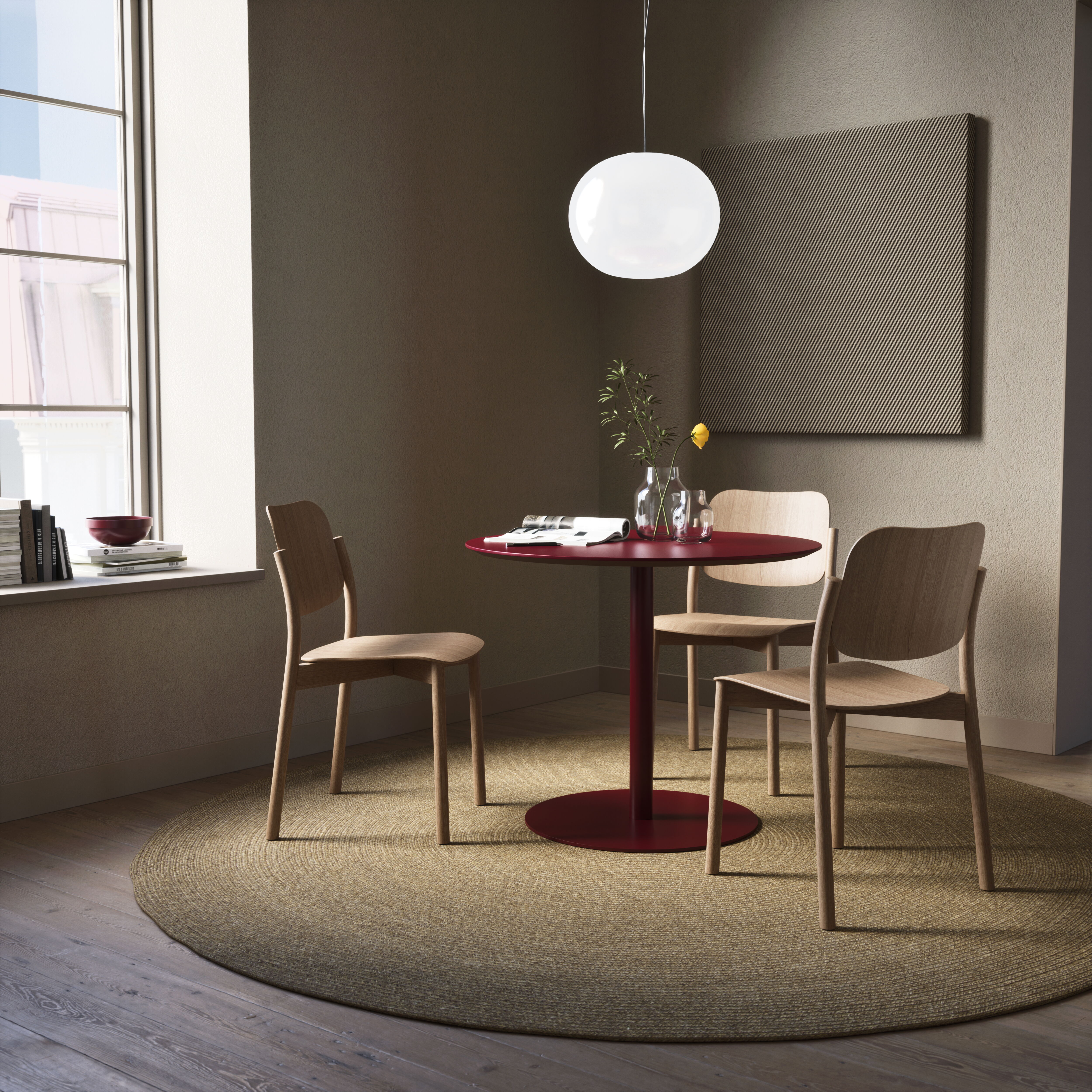 Chat Bord med rund fot produktbild 2