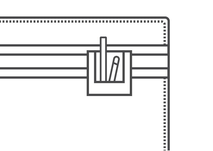 Tillbehör till bordsskärm