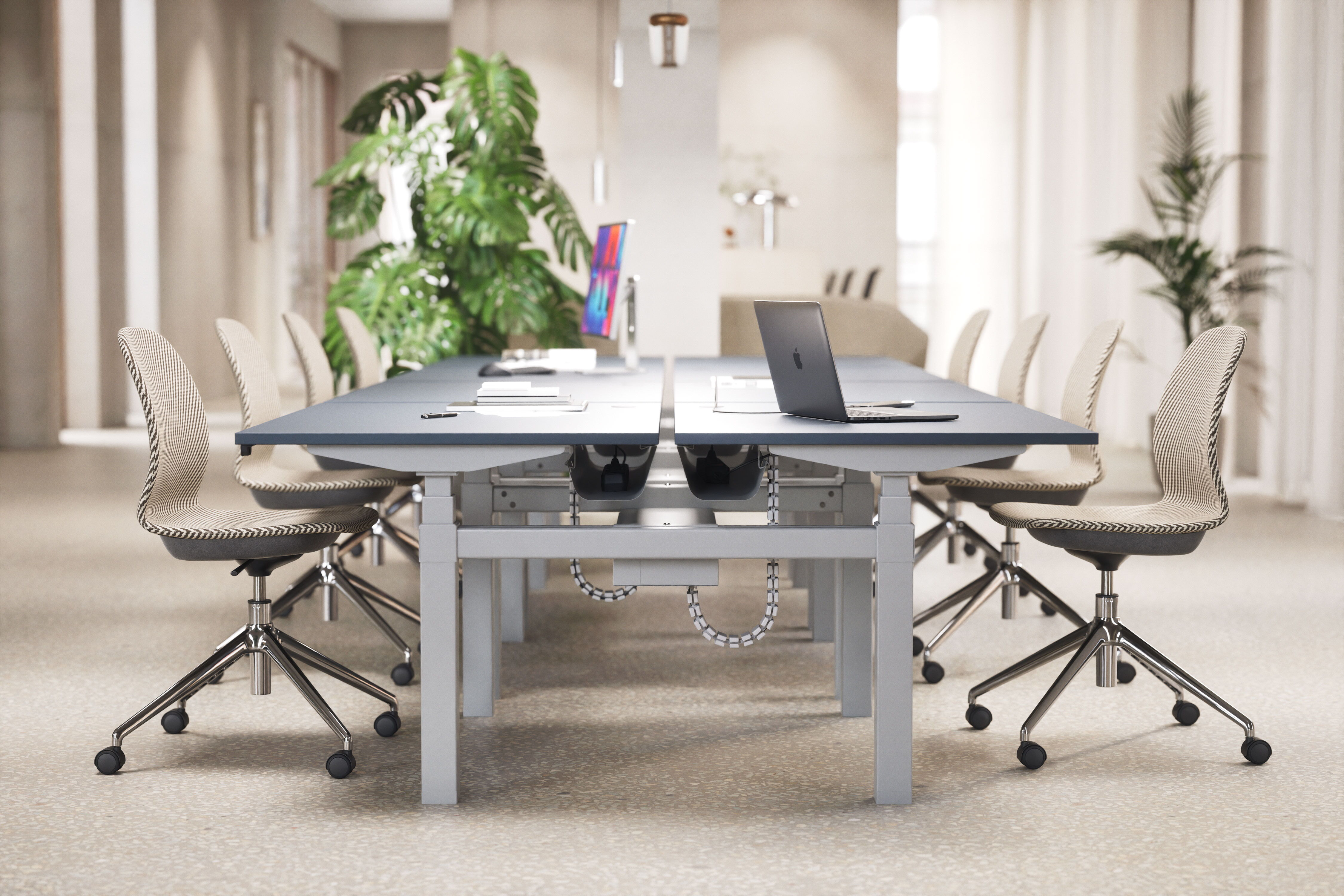 Bench Sitt/stå, två arbetsplatser produktbild 11